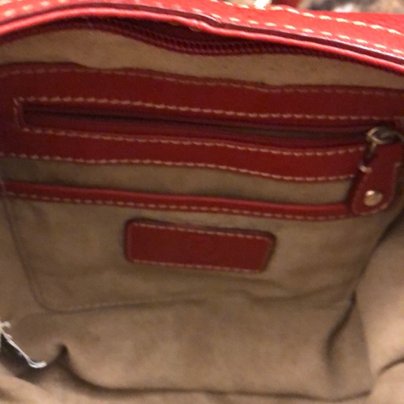 Red leather purse - Picture 7 of 7